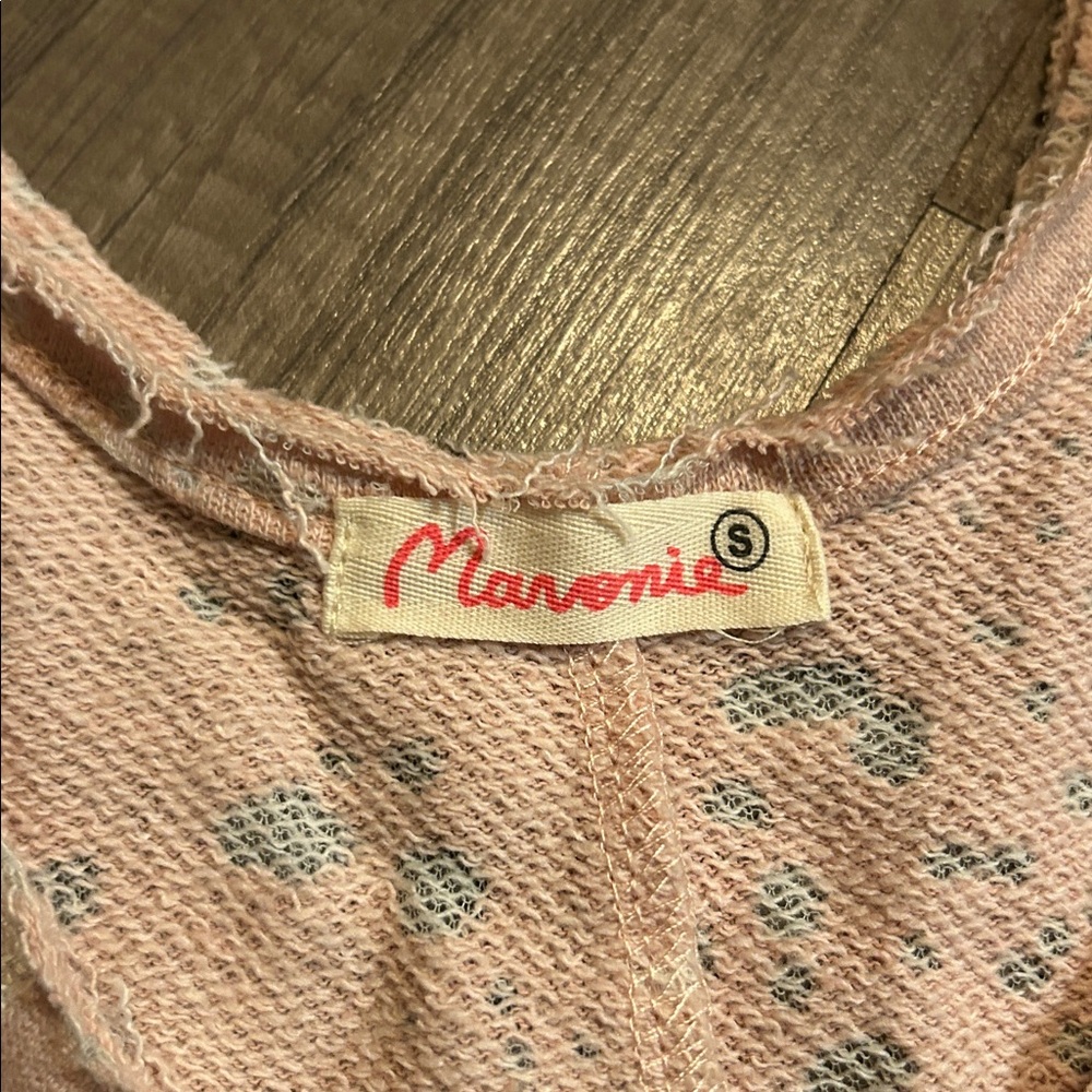 NEW Anthropologie Maronie Light Pink Flowy Oversized Burnout Tank Top - Picture 11 of 12